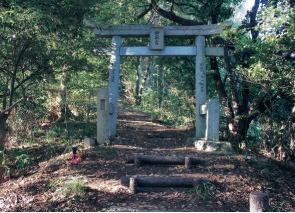 画像：御嶽山参道の風景